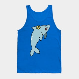 Dolphin Waering a Flower Tank Top